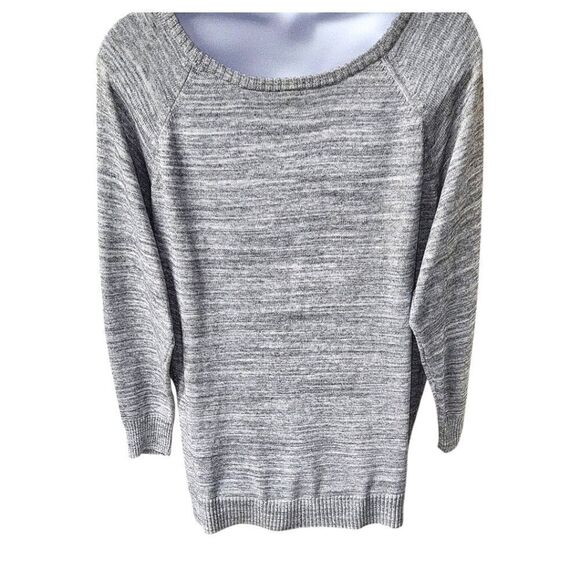 TORRID PLUS SIZE Gray Marled Embellished  Sparkle Pullover Sweater 3X - Picture 12 of 16